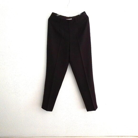 Cervelle, dark purple long pants, zipper on side - Picture 3 of 7